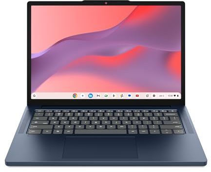 Lenovo Chromebook m 14 - Everyday Laptop - Google Gemini - MediaTek Kompanio 540 CPU - 14 WUXGA IPS Display - 8GB RAM - 64GB UFS Storage - Integrated Arm Mali-G57 MC2 GPU - Cosmic Blue