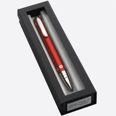 Online Kugelschreiber Vision Red in Slimsy Box Black/38550