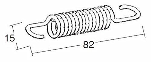 Buzzetti Muelle para Caballete Central, Plata