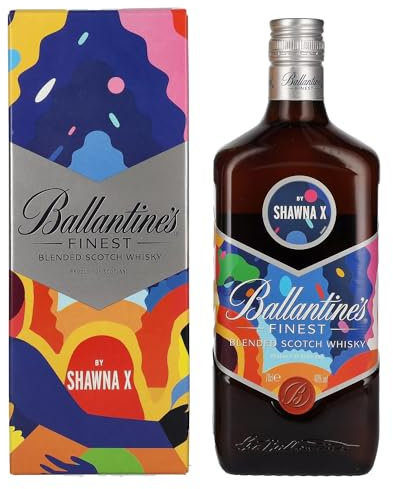 Ballantine's FINEST Blended Scotch Whisky by SHAWNA X 40% Vol. 0,7l in Geschenkbox