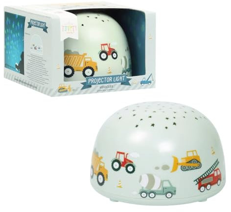 Little Lovely PLCAMI17 - Proiettore di luce per veicoli, lampada notturna senza fili, LED, colore azzurro, funzione timer 30 minuti, ecologica, senza BPA e ftalati, per neonati e bambini