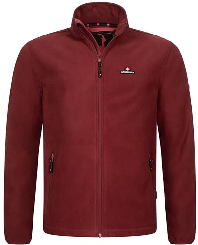 Höhenhorn Badus - Giacca in pile da uomo, con cerniera, per attività all'aria aperta, Colore: rosso, 3XL