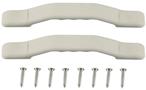 gancio traino Maniglia per porta camper da 23 cm, in nylon per camper, rimorchio, rimorchio per merci, camper, barca, auto, carrello Aggancio per rimorchio(WHITE)