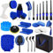Kit di lavaggio per auto, kit di dettagli auto, set pulito, per la manutenzione di veicoli parabrezza