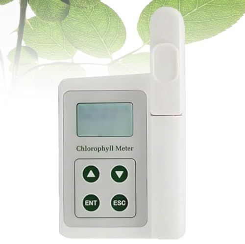 Probador de clorofila portátil, medidor 4 en 1 para nutrición vegetal, área de micromedición de 2 mm x 2 mm, para evaluación de la salud de las plantas en horticultura y silvicultura
