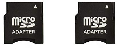 Harrista [2 Pieces] Micro SD to Mini SD Card Reader Adapter Converter