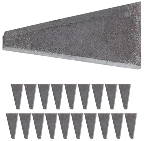 Yardwe Coins De Poignée En Acier 20 Pièces En Acier Au Carbone Coin Marteau Poignée Remplacement Pour Marteau Griffe Luge Fournitures D'installation Cales De ée