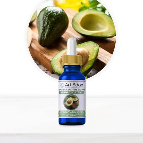 Resin Pro ArtSoap Fragancia para Jabones Aromas Verde Yucatán, Aceites Perfumados para Jabón, Aceite Esencial para la Creación de Jabones DIY, Fragancias para Jabones Artesanos, 50ml