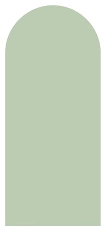 Star Cutouts XQ004 Sage Green Sailboard Backdrop Cardboard Cutout 185cm – Modern Event Styling, Wedding, Party & Photo Display