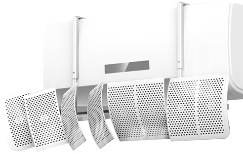 Deflettore 'aria condizionata - estensione del collegamento di ventilazione, del flusso d'aria direzionale | Pannello d'aria di raffreddamento regolabile per la stanza AC, dispositivo