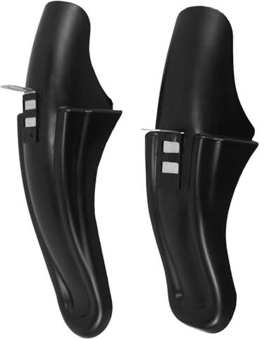 DECHOUS Jeu de Garde-Boue VTT en Plastique Noir, Protection la Boue, Accessoires Vélo Polyvalents Compatibles VTT et Vélos Électriques, Équipement Outdoor pour Cyclisme Tout-Terrain
