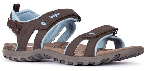 Trespass Womens Walking Sandals Serac- Lightweight, Positive Fit 3-Point Adjustment, Cushioned Moulded Footbed, Durable Traction Outsole, Fully Lined Upper