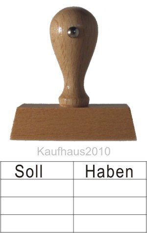 Kontierungsstempel vom Kaufhaus2010