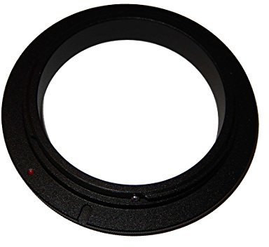 vhbw 49 mm Retroadapter kompatibel mit Canon EOS Kiss X5, Kiss X50, Kiss X70, Kiss X6 Kamera - Umkehrring für 49 mm Objektiv