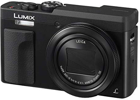 Panasonic LUMIX TZ91 High-End Reisezoom Kamera (LEICA Objektiv, 30x Opt. Zoom, 24 mm Weitwinkel, Sucher, 4K) silber