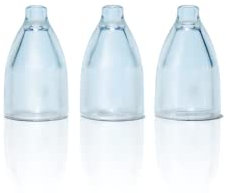 Angel-Vac Nasensauger Transparent Softaufsatz für den Nasenstaubsauger / Drei Stück Ersatzteil Ersatz Nasensauger