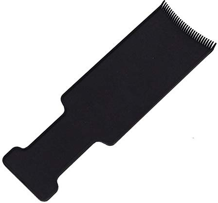 TARTIERY Mèches de cheveux - Truelle de coloration - Avec peigne - Pour la technique moderne des mèches - Noir - Aide au travail pour la couleur et la décoloration