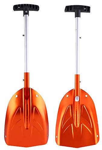 Abnehmbare Teleskop Winter Schnee EIS Schaufel Tragbare Auto Schneeschaufel Faltbare Schaufel für Outdoor Camping