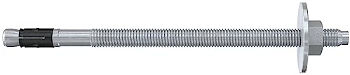 fischer Ancrage de boulon avec grand disque FAZ II Plus 12/80 gvz, Ancrage pour charges lourdes à haute capacité de charge, boulons d'ancrage pour fixations de constructions en bois, homologation