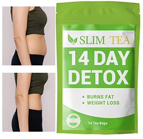 Nocapam 14-Tage-Tee zum Abnehmen,Natural Diet Slim Teepakete zur Diätunterstützung - Sanfte Entgiftung und Reinigung zur Gewichtsreduktion und zum Abbau von Bauchfett
