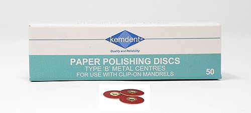 Paper Discs B Metal Centre Coarse 22mm(3/4) 50/box, for use with a clip on Mandrel. Provide a convenient, disposable supplement to burrs for the removal of nail and callus tissue.