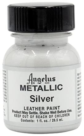 Angelus cuir Peinture 1 Argent Oz