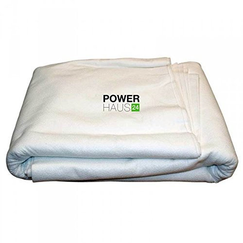 'Power haus24 – Non-tissé spécial Blanc de protection de sol bohrfest 180µ pour bassins jusqu'à Ø 4,00 m – Qualité Premium