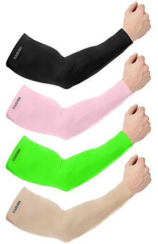 KMMIN Mangas del Brazo Mangas de protección UV para Conducir Ciclismo Baloncesto