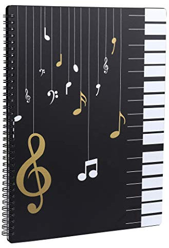 Musiknotenmappe A4 30 Taschen G Schlüssel Aufbewahrungsbox für Musiker, Musiker, Musiker, Musiker, Musiker, Musiker, Notenbuch