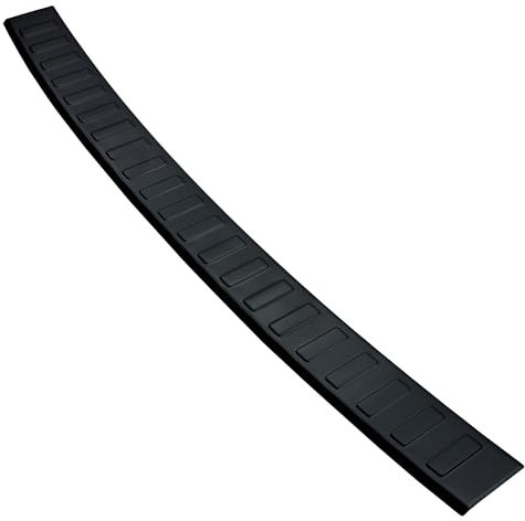 Aroba AR1222-BL Edelstahl Schwarz Black Chrome Ladekantenschutz kompatibel mit BMW 5er Touring Kombi G31 BJ. 6.2017-6.2020 passgenau Abkantung Farbe Schwarz-Anthrazit