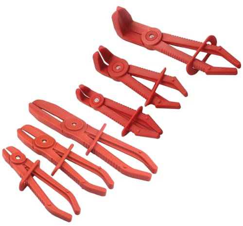 Ziyero Pinces Durite, Pince a Collier Durite, Pince De Serrage, 6pcs Pinces Tuyaux Flexibles, Pince à Collier De Serrage, Pince Durite Carburant, Outil De Serrage Pour Tuyaux De Frein