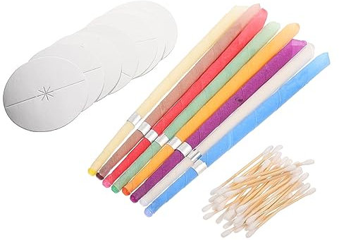 WATIIFUFU 1 Satz geldschrank schlüsselsafe ohrenschmerzen baumwolltücher nebenhöhlenentzündung Ohren liefert Ohrenschmalzkerzen Tupfer Ohrenkerzen Ohren Kerzen Aromatherapiestift