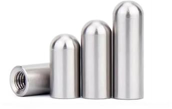 Cheville en métal, goupilles cylindriques, goupilles cylindriques avec filetage interne en acier inoxydable 304, goupille cylindrique à tête ronde/goupille creuse avec goupille de positionnement de tr