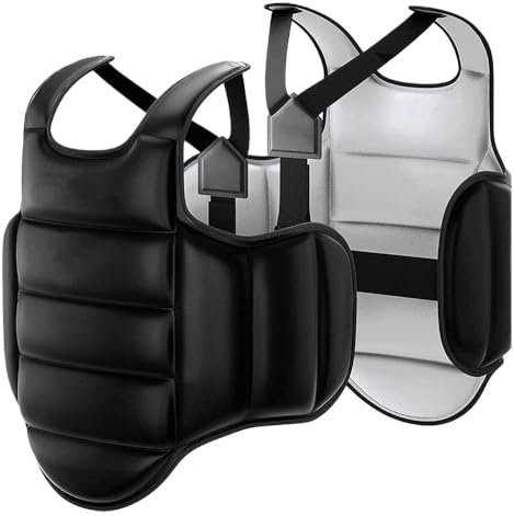 Protector de cuerpo de boxeo reversible, protector de pecho de boxeo, kickboxing, artes marciales, artes marciales y artes marciales, chaleco TKD de Taekwondo