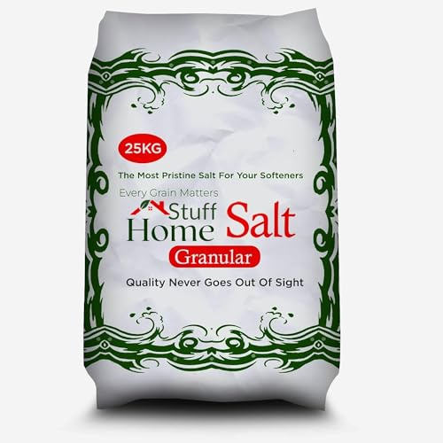 Home Stuff 25kg Granular Salt for Water Softeners – High Purity Regenerating Salt Granules | Best for Laundry, Kitchen & Dish Washing | Compatible with All Softener Machines