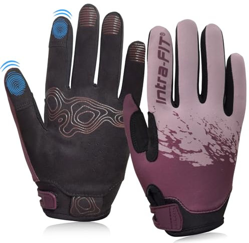Intra-FIT Fahrradhandschuhe für Herren und Damen, Touchscreen, atmungsaktiv und leicht, Rennradhandschuhe für Outdoor-Sportarten