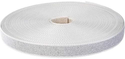 Superstark rullgardinsrem - förstärkt polyesterrem för persienner och persienner, lämplig för inomhus- och utomhusbruk - olika storlekar tillgängliga (50 m x 20 mm)