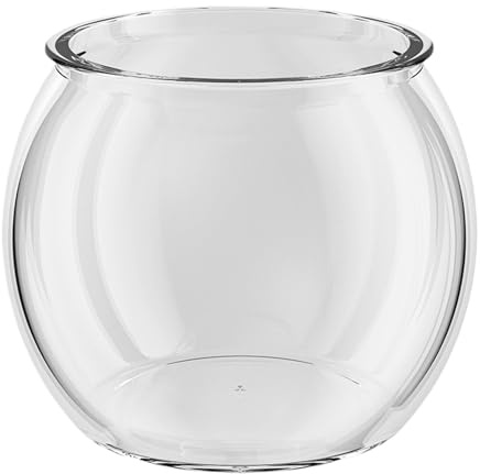 manhegari Bocal à Poissons Rond Aquarium Plastique Aquarium De Bureau Transparent pour Animal De Compagnie Petit Bocal À Poisson pour Poisson Rouge Betta