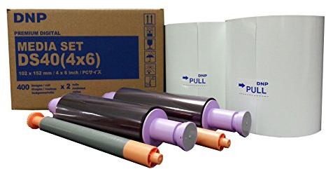 DNP DS40 4 x 6 Dyesub Printer Paper, 800 Glossy Prints