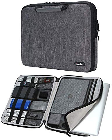 iCozzier 13-13.3 pollici borsa per computer portatile/Costodia per accessori elettronici for Laptop/Ultrabook/Notebook/Netbook/MacBook – Grey
