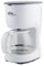 Elta Kaffeemaschine Classic Line KM-750.16 (750 Watt, 12 Tassen, Glaskanne, Permanent-Filter, Anti-Tropf-Funktion, weiß), Farbe:weiss