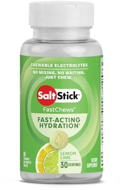 SaltStick Fastchews Lemon Lime Dose (60 Elektrolyt-Kautabletten)