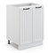 Vicco Midischrank Fame-Line, Weiß Landhaus/Weiß, 60 x 81.6 cm ohne Arbeitsplatte