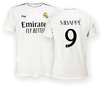 Real Madrid Home Trikot Saison 24/25, Mbappé, XL, Replik Shirt Mit Offizieller Lizenz