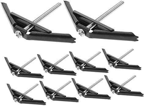 jojofuny 86mm Cassette Repair Device Adjustable Support Rods 10-Piece Set for Junction Box and Repairs Electrician Tool for Wall Plate Maintenance