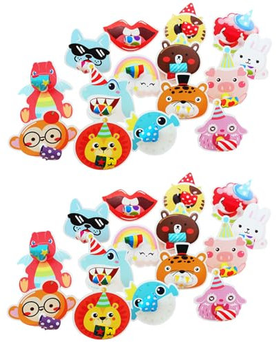 BDBFPAN 30 Stück Tröte, Partytröte, Verschiedene Typen und Multifunktionalität Luftrüssel, für Hochzeit Party Neujahr Party Geburtstagsfeier, für Feiertags-Events und Familienfeiern