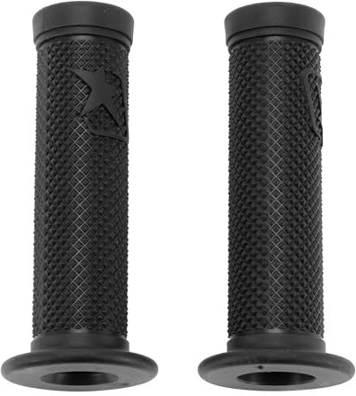 Hihaha 7/8 22mm Universal Motorcycle Hand Grips Cover Non Slip Rubber Handlebar Grip for Harley for Honda