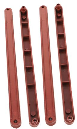 QUMIIRITY 2Juegos Rieles de Cajón de Plástico de Guía Deslizante para Instalación Compatible con Armarios y Teclados