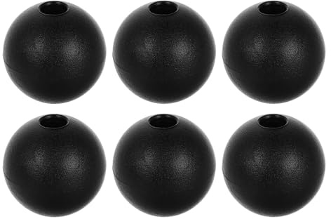 GRIRIW 6 Palline di Fermo per Cavi da Fitness in Acciaio Resistente Accessori per Macchine da Palestra con Manicotto di Arresto per Fune d'Acciaio Set da 6 Pezzi per Attrezzature