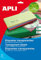 Apli 10053-Etiketten transparent 210 x 297 mm, Paket von 10)